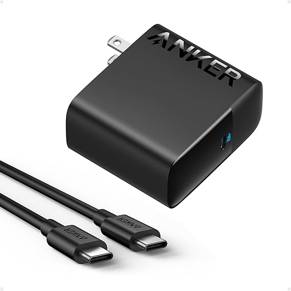 Anker MacBook Charger, Compact and Foldable 100W USB C Charger for MacBook Air, Samsung Galaxy, iPad Pro, and More, 5FT USB C Cable Included